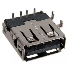 40-014 Гнездо USB (А) на плату   1упак. (25 шт.)