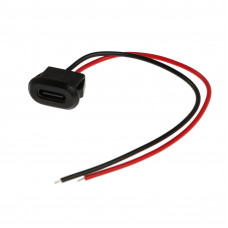 40-019 Гнездо USB type C на кабеле 2 pin L:0,1м   1 упак. (10 шт.)