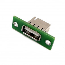 40-021 Гнездо USB (A) 4pin на корпус   1 упак. (10 шт.)