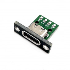 40-022 Гнездо USB type C 4pin на корпус   1 упак (10 шт.)